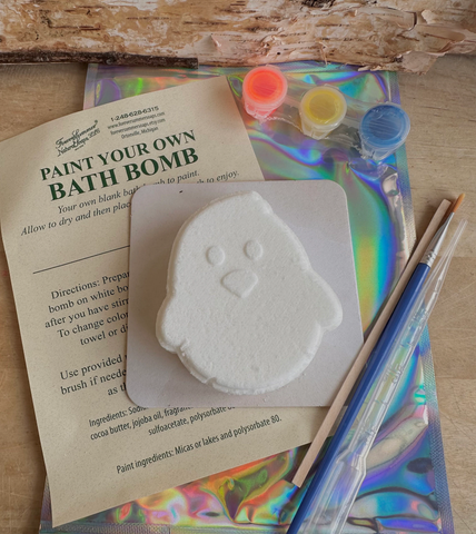 Paint Your Own Chick Bath Bomb Kit