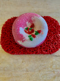 Mini Peppermint Stick Doughnut Bath Bomb
