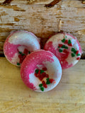 Mini Peppermint Stick Doughnut Bath Bomb