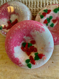 Mini Peppermint Stick Doughnut Bath Bomb