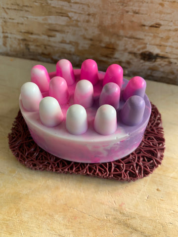 Black Raspberry Vanilla Olive Oil Glycerin Massage Bar Soap