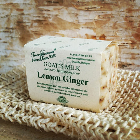 Lemon Ginger Goat's Milk Soap