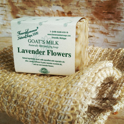 Lavender Flowers Goat's Milk Soap