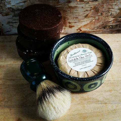 Clove Vanilla Goat's Milk Shaving Soap