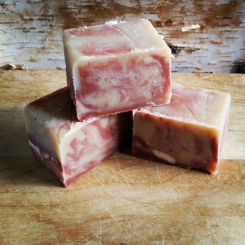 Strawberry Swirl Olive Oil Soap