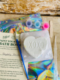 Paint Your Own Bath Bomb Heart Kit