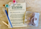 Paint Your Own Bath Bomb Gingerbread Man Kit