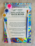 Paint Your Own Butterfly Bath Bomb Kit