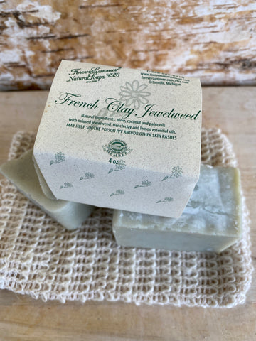 French Clay Jewelweed Olive Oil Soap