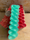 Peppermint Ribbon Candy Olive Oil Glycerin Soap