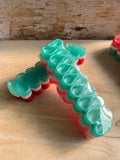 Peppermint Ribbon Candy Olive Oil Glycerin Soap