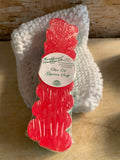 Peppermint Ribbon Candy Olive Oil Glycerin Soap