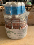 Himalayan Soaking Salt Gift Set with Peppermint Snowflake Olive Oil Glycerin Soap and Soap Dish