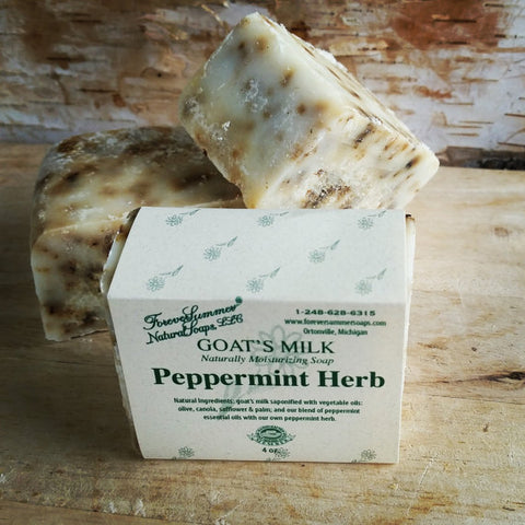 Peppermint Herb Goat's Milk Soap